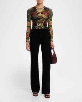 Forbidden Forest Delaina Mesh Top