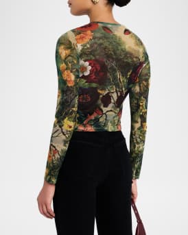 Forbidden Forest Delaina Mesh Top