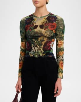 Forbidden Forest Delaina Mesh Top