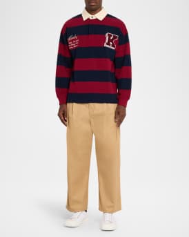 Men's Rugged Stripe Jersey Rugby Shirt