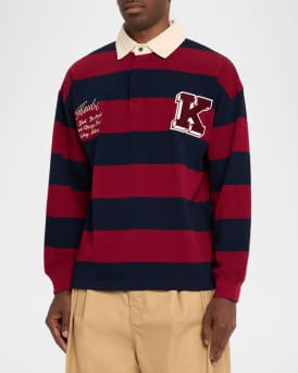 Men's Rugged Stripe Jersey Rugby Shirt