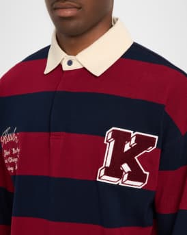 Men's Rugged Stripe Jersey Rugby Shirt