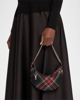 Polo ID Tartan Wool Mini Chain Bag