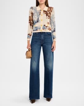 Western Toile Osiris Jacquard Cardigan