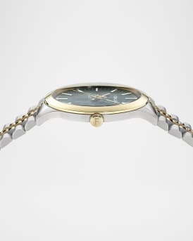 Men's 40mm Two-Tone Bracelet Watch