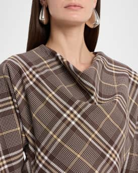 Harpor Satin Long-Sleeve Mini Dress