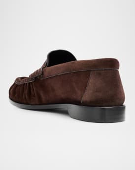 Le Suede YSL Penny Loafers