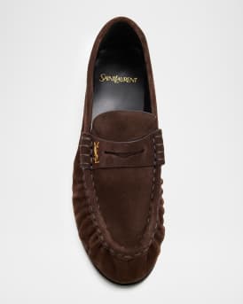 Le Suede YSL Penny Loafers