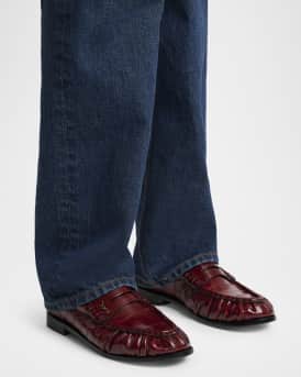 Le Loafer Eel Leather Penny Loafers