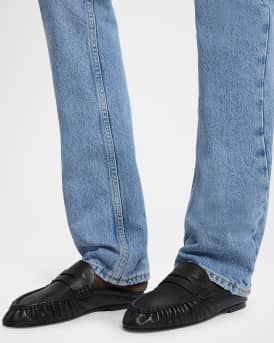 Le Loafer Leather Penny Loafer Mules