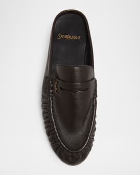 Le Loafer Leather Penny Loafer Mules