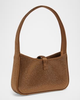 Le 5 A 7 Mini Shoulder Bag in Strass Viscose-Silk