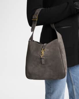 Le 5 A 7 Small YSL Suede Shoulder Bag