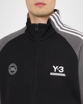 x NEIGHBORHOOD Men's Track Top Full-Zip Sweater