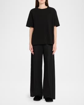 Chrystie Shearling-Lined Corduroy Mules