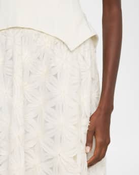 Bryony Sleeveless Corset Lace Midi Dress