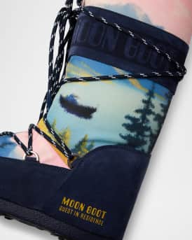 x Guest in Residence Icon Horse-Printed Knee-High Snow Boots