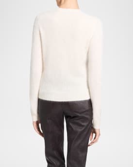 Brushed Cashmere Cardigan