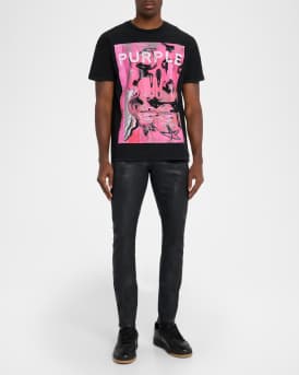 Men's Displaced Logo Cotton T-Shirt