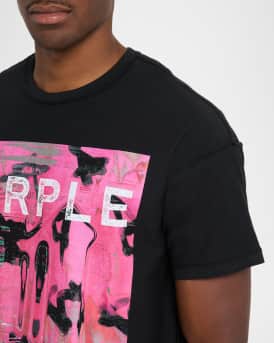 Men's Displaced Logo Cotton T-Shirt