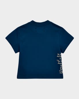 Kid's Varsity Patch Cotton T-Shirt, Size 4-12