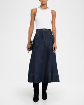 Benji Denim Maxi Skirt