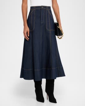 Benji Denim Maxi Skirt