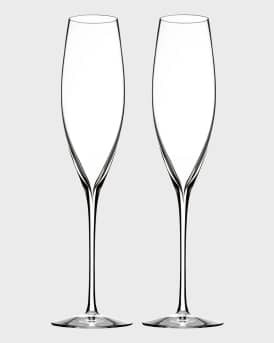 Waterford Set of 2 Elegance Champagne Flutes