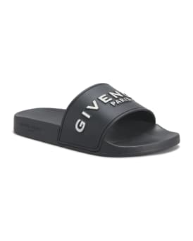 Logo Rubber Sandal Slide