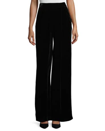 Velvet Wide-Leg Pants and Matching Items | Neiman Marcus