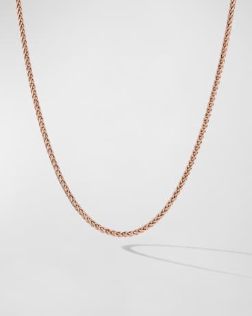 Men's wheat outlet chain necklace