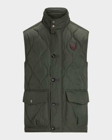 Men's Quilted Utility Vest Collection | Neiman Marcus