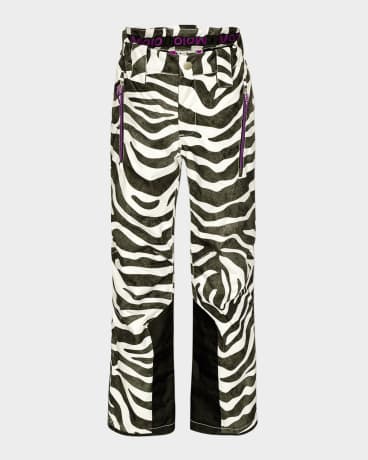 Girl's Zebra Jump Pro Ski Pants Neiman Marcus