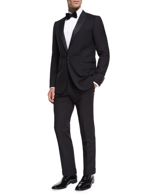 Lanvin Men's Attitude One-Button Tuxedo Suit | Neiman Marcus