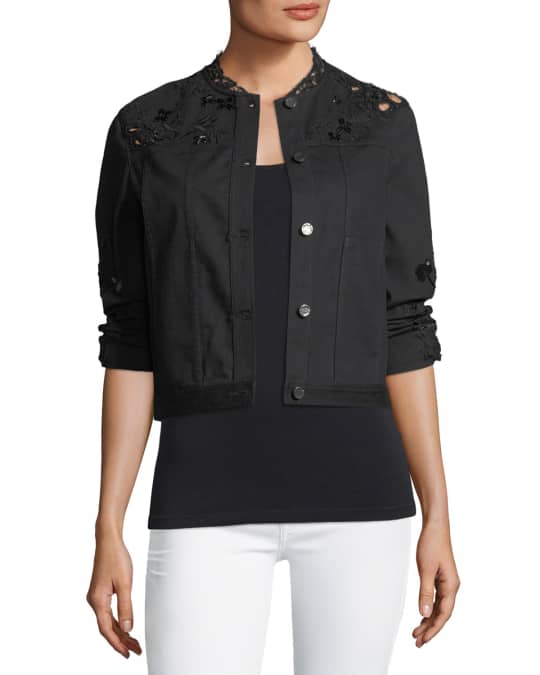 Tahari best sale denim jacket