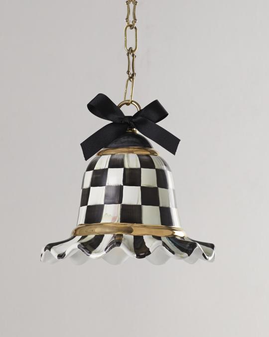 MacKenzie-Childs Small Courtly Check 1-Light Pendant | Neiman Marcus