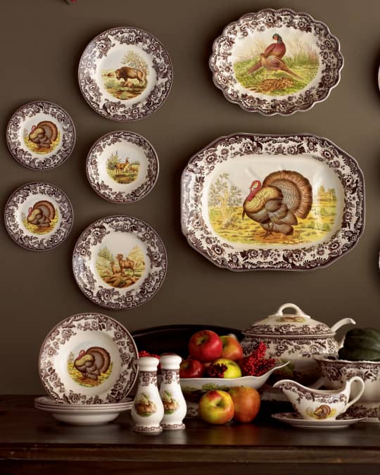 Spode turkey plates on sale