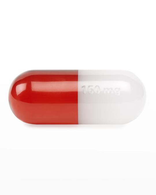 Jonathan Adler Small Red Acrylic Pill | Neiman Marcus