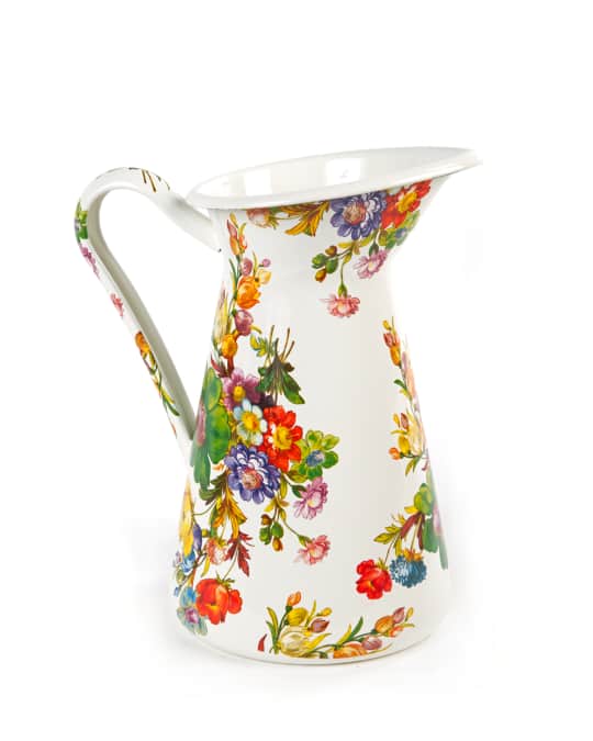 MacKenzieChilds Flower Market Practical Pitcher Neiman Marcus