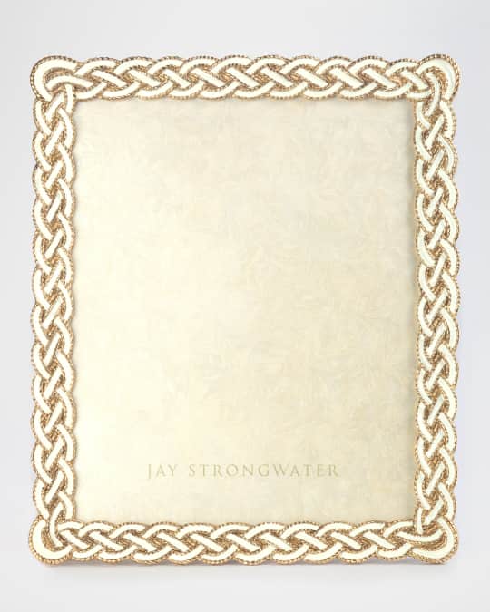 Cream Braided Picture Frame, 8" x 10"