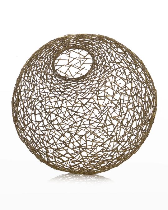 Michael Aram Decorative Thatch Ball, Medium | Neiman Marcus