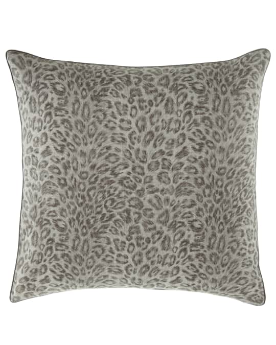 Jane Wilner Designs Bally LeopardPrint European Sham Neiman Marcus