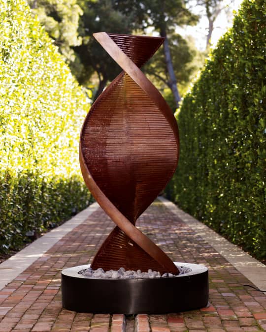 Twisted Copper Fountain