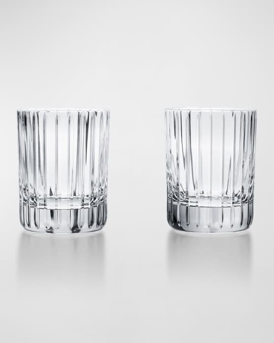Harmonie Crystal Triple Old Fashion Tumblers, Set of 2