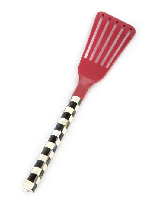 MacKenzie-Childs Courtly Check Fish Spatula, Red | Neiman Marcus
