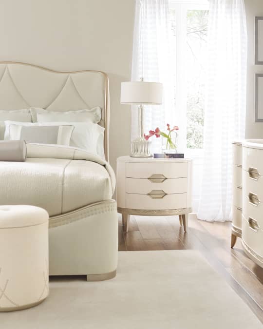 Caracole Adela Upholstered Queen Bed Neiman Marcus