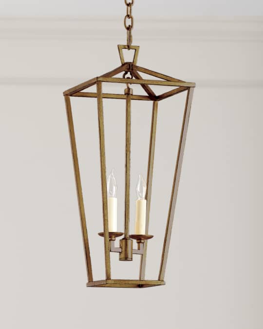 Visual Comfort Signature Illume Antiqued Brass Lantern