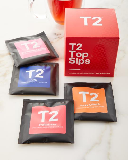 T2 Tea T2 Top Sips Tea Box | Neiman Marcus