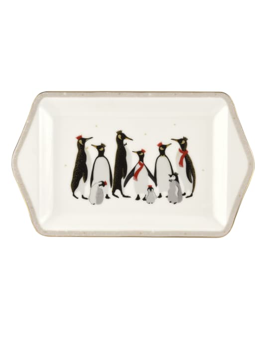 Portmeirion Sara Miller Penguins Dessert Tray Neiman Marcus