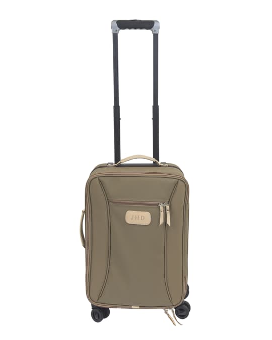 Jon Hart Coated Canvas CarryOn Luggage with Wheels Neiman Marcus